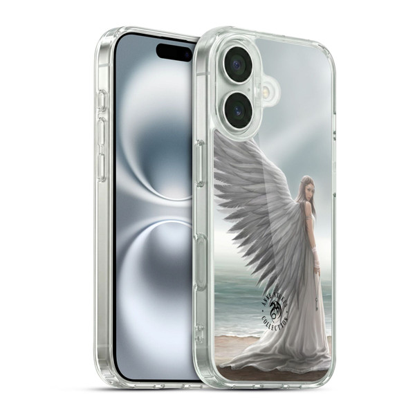 Anne Stokes Angels Spirit Guide Soft Gel Case for Apple iPhone 16 & MagSafe