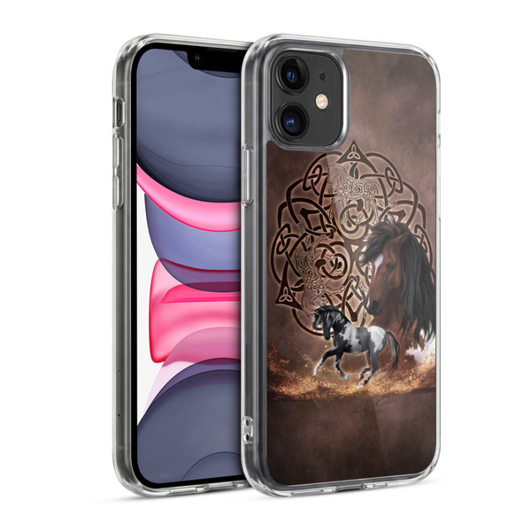 Brigid Ashwood Celtic Wisdom Horse Soft Gel Case for Apple iPhone 11