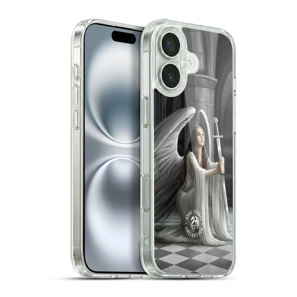 Anne Stokes Angels The Blessing Soft Gel Case for Apple iPhone 16 Plus & MagSafe