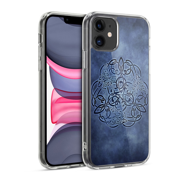 Brigid Ashwood Celtic Wisdom Knot Raven Soft Gel Case for Apple iPhone 11