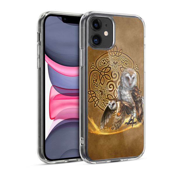 Brigid Ashwood Celtic Wisdom Owl Soft Gel Case for Apple iPhone 11