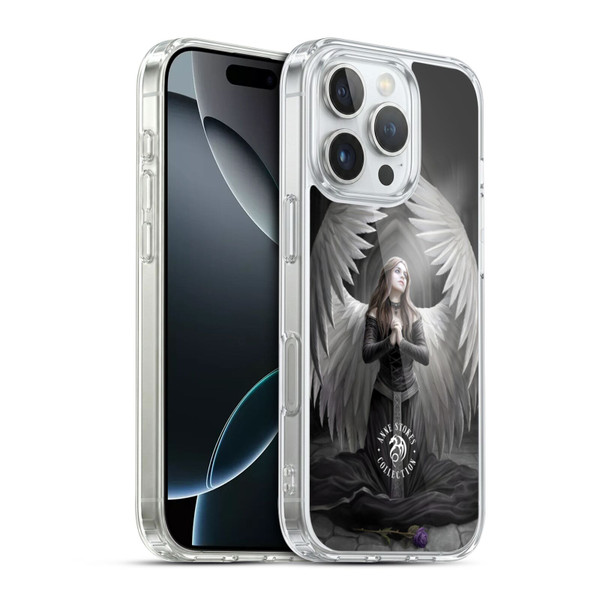 Anne Stokes Angels Prayer For The Fallen Soft Gel Case for Apple iPhone 16 Pro & MagSafe