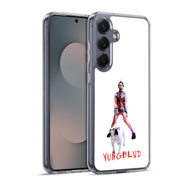 Yungblud Graphics Strawberry Lipstick Soft Gel Case for Samsung Galaxy S25+ & MagSafe