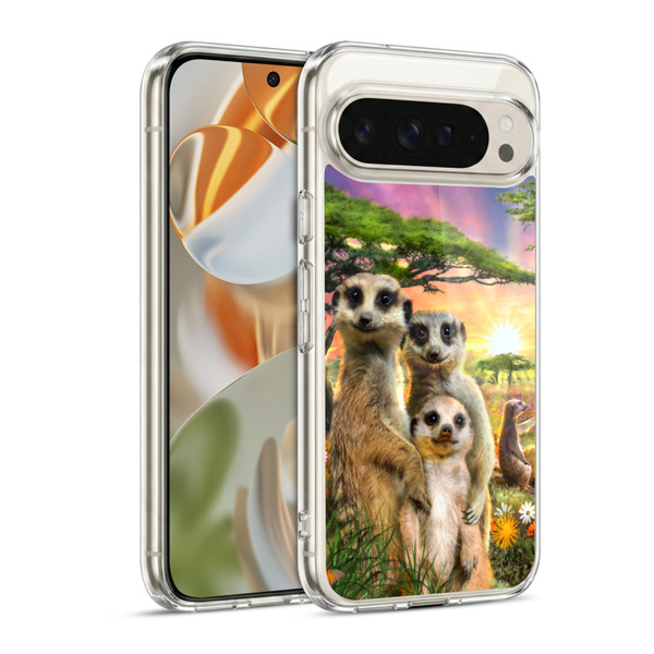 Aimee Stewart Animals Meerkats Soft Gel Case for Google Pixel 9 / Pixel 9 Pro