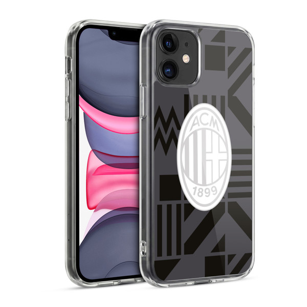 AC Milan 2022/23 Pre Match Kit Soft Gel Case for Apple iPhone 11