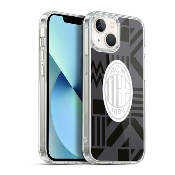 AC Milan 2022/23 Pre Match Kit Soft Gel Case for Apple iPhone 13
