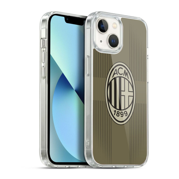 AC Milan 2022/23 Third Kit Soft Gel Case for Apple iPhone 13