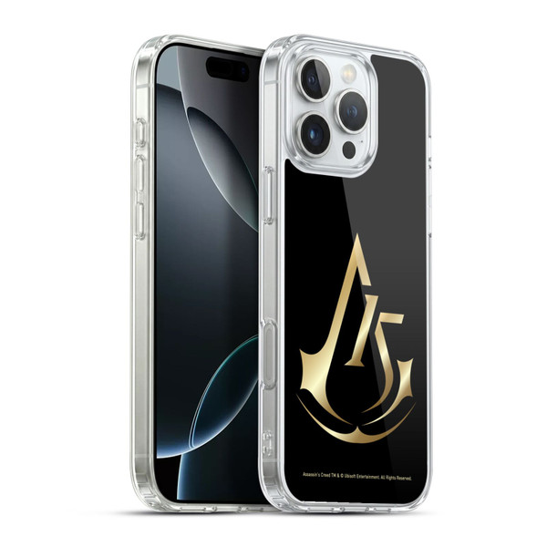 Assassin's Creed 15th Anniversary Graphics Crest Soft Gel Case for Apple iPhone 16 Pro Max & MagSafe