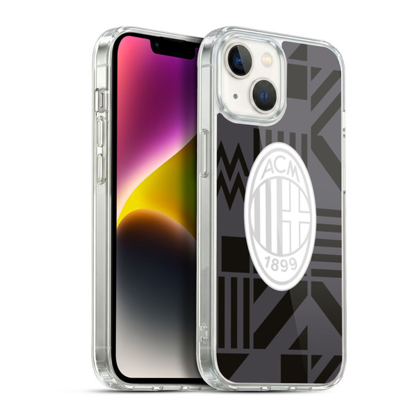 AC Milan 2022/23 Pre Match Kit Soft Gel Case for Apple iPhone 14