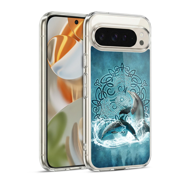Brigid Ashwood Celtic Wisdom Dolphin Soft Gel Case for Google Pixel 9 / Pixel 9 Pro