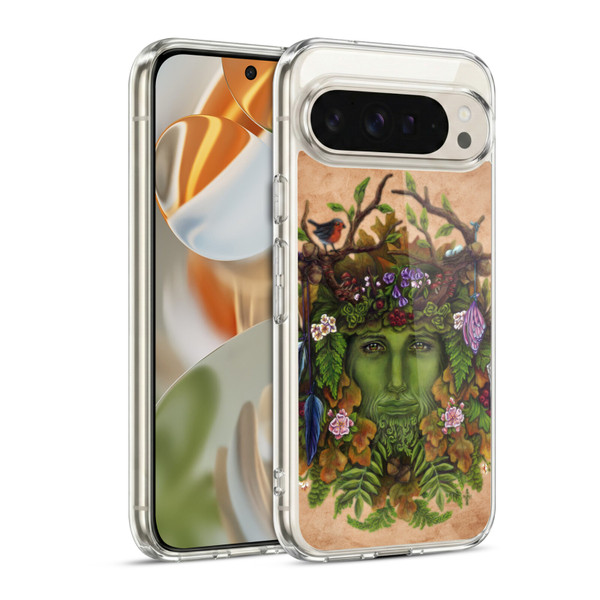 Brigid Ashwood Celtic Wisdom The Greenman Soft Gel Case for Google Pixel 9 / Pixel 9 Pro