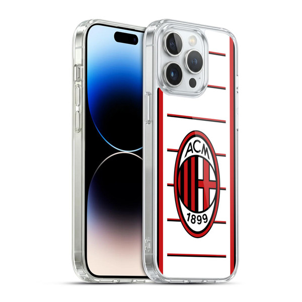 AC Milan 2022/23 Away Kit Soft Gel Case for Apple iPhone 14 Pro Max & MagSafe