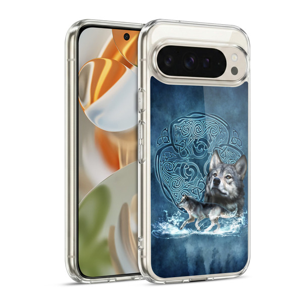 Brigid Ashwood Celtic Wisdom Wolf Soft Gel Case for Google Pixel 9 / Pixel 9 Pro