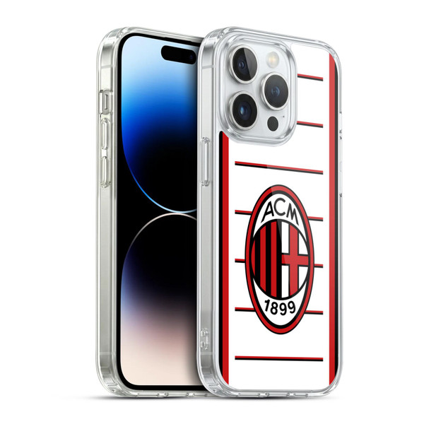 AC Milan 2022/23 Away Kit Soft Gel Case for Apple iPhone 14 Pro & MagSafe