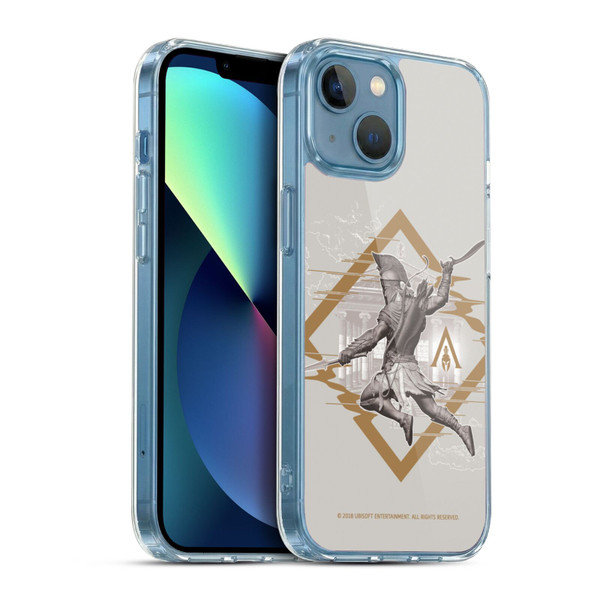 Assassin's Creed Odyssey Artwork Alexios Map Soft Gel Case for Apple iPhone 13 Mini & MagSafe