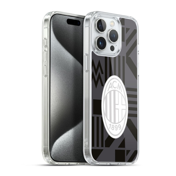 AC Milan 2022/23 Pre Match Kit Soft Gel Case for Apple iPhone 15 Pro Max & MagSafe