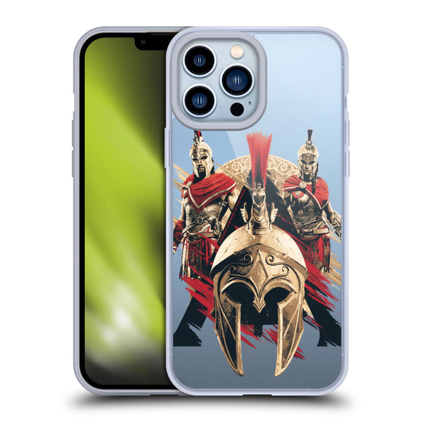Assassin's Creed Odyssey Artwork Helmet Soft Gel Case for Apple iPhone 13 Pro Max & MagSafe