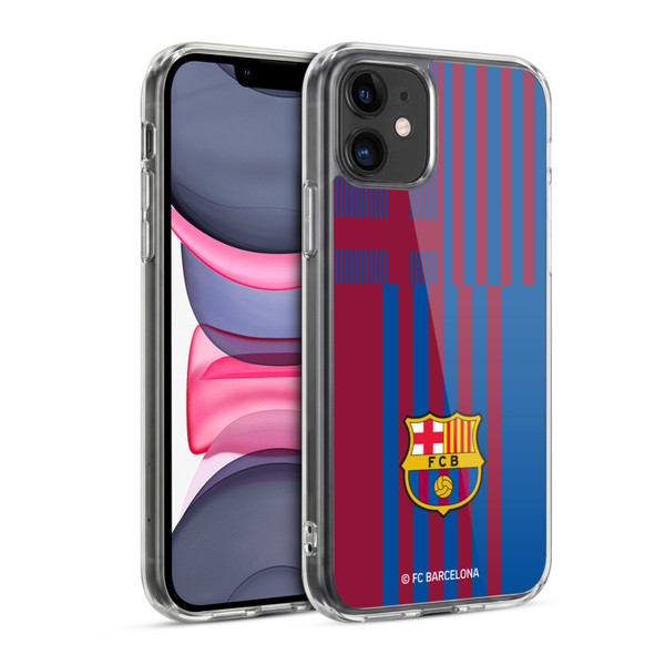 FC Barcelona 2021/22 CREST KIT Home Soft Gel Case for Apple iPhone 11