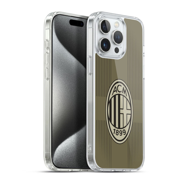 AC Milan 2022/23 Third Kit Soft Gel Case for Apple iPhone 15 Pro Max & MagSafe