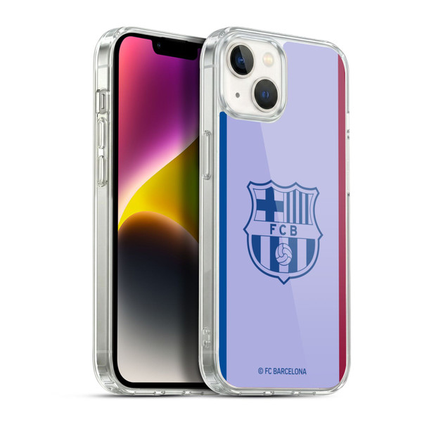 FC Barcelona 2021/22 CREST KIT Away Soft Gel Case for Apple iPhone 14 Plus & MagSafe