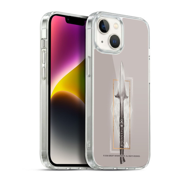 Assassin's Creed Odyssey Artwork Spear Soft Gel Case for Apple iPhone 14