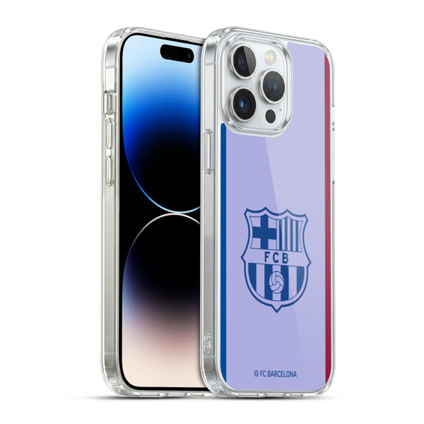 FC Barcelona 2021/22 CREST KIT Away Soft Gel Case for Apple iPhone 14 Pro Max & MagSafe
