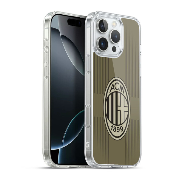 AC Milan 2022/23 Third Kit Soft Gel Case for Apple iPhone 16 Pro Max & MagSafe