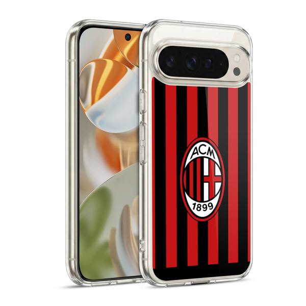 AC Milan 2022/23 Home Kit Soft Gel Case for Google Pixel 9 / Pixel 9 Pro