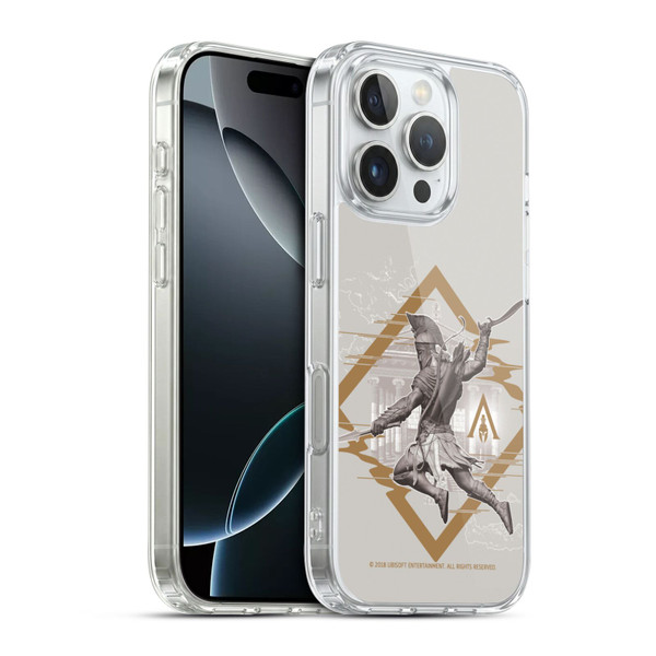 Assassin's Creed Odyssey Artwork Alexios Map Soft Gel Case for Apple iPhone 16 Pro & MagSafe