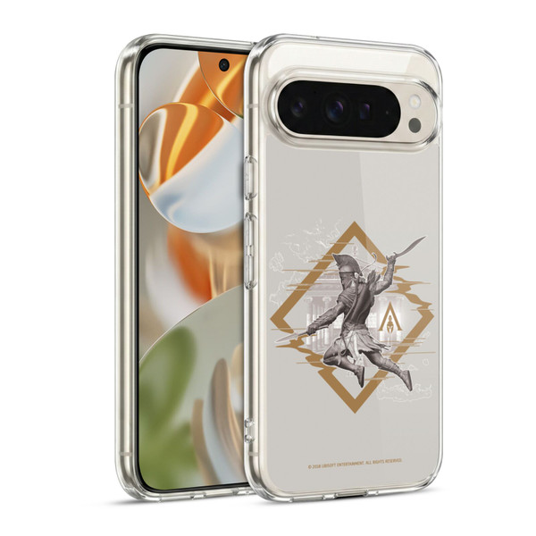 Assassin's Creed Odyssey Artwork Alexios Map Soft Gel Case for Google Pixel 9 / Pixel 9 Pro