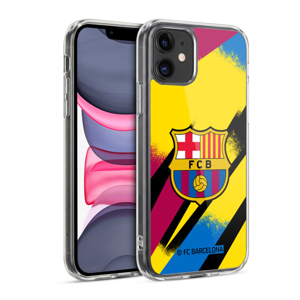 FC Barcelona 2019/20 Crest Kit Third Goalkeeper Soft Gel Case for Apple iPhone 11