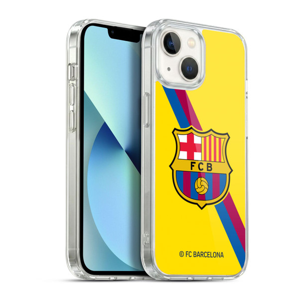 FC Barcelona 2019/20 Crest Kit Away Soft Gel Case for Apple iPhone 13