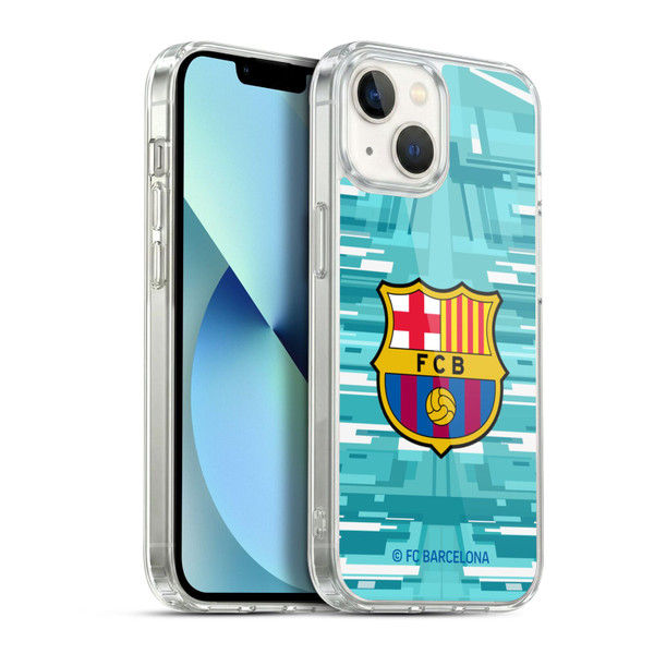 FC Barcelona 2019/20 Crest Kit Home Goalkeeper Soft Gel Case for Apple iPhone 13