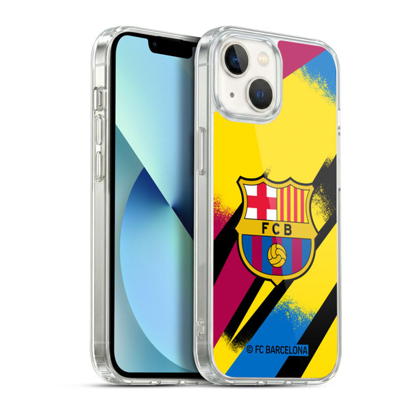 FC Barcelona 2019/20 Crest Kit Third Goalkeeper Soft Gel Case for Apple iPhone 13