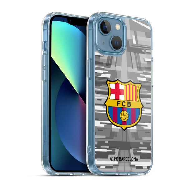 FC Barcelona 2019/20 Crest Kit Away Goalkeeper Soft Gel Case for Apple iPhone 13 Mini & MagSafe