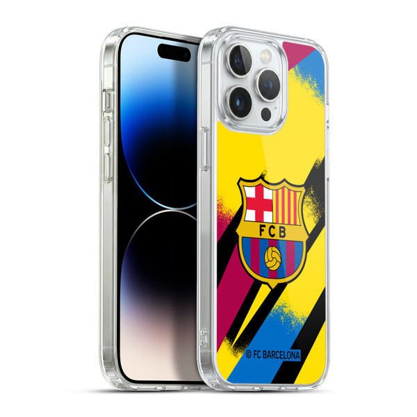 FC Barcelona 2019/20 Crest Kit Third Goalkeeper Soft Gel Case for Apple iPhone 13 Pro Max & MagSafe