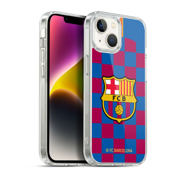 FC Barcelona 2019/20 Crest Kit Home Soft Gel Case for Apple iPhone 14