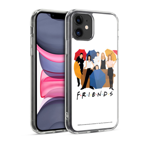 Friends TV Show Key Art Logo Opening Sequence Soft Gel Case for Apple iPhone 11