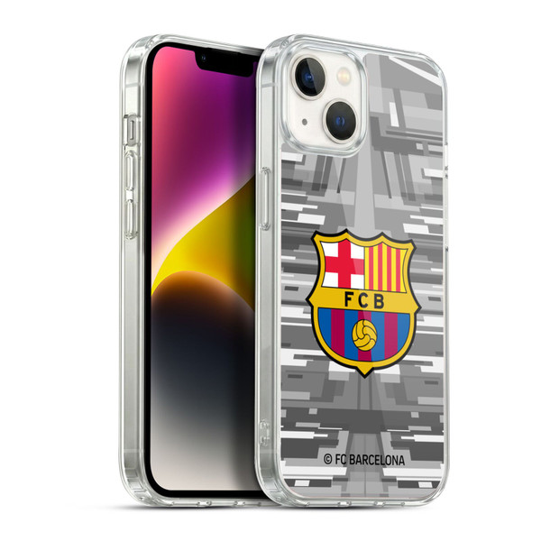 FC Barcelona 2019/20 Crest Kit Away Goalkeeper Soft Gel Case for Apple iPhone 14 Plus & MagSafe