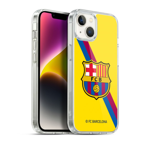 FC Barcelona 2019/20 Crest Kit Away Soft Gel Case for Apple iPhone 14 Plus & MagSafe