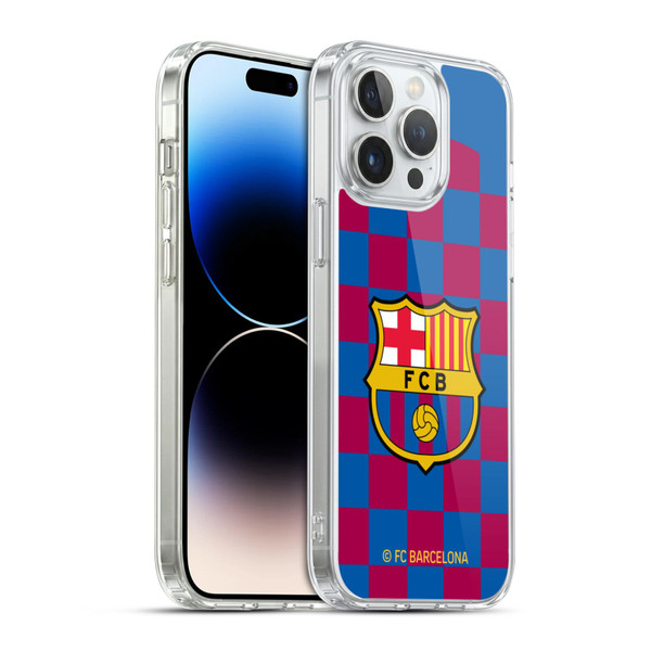 FC Barcelona 2019/20 Crest Kit Home Soft Gel Case for Apple iPhone 14 Pro Max & MagSafe