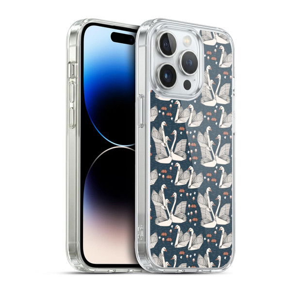 Andrea Lauren Design Birds Swans Soft Gel Case for Apple iPhone 13 Pro & MagSafe