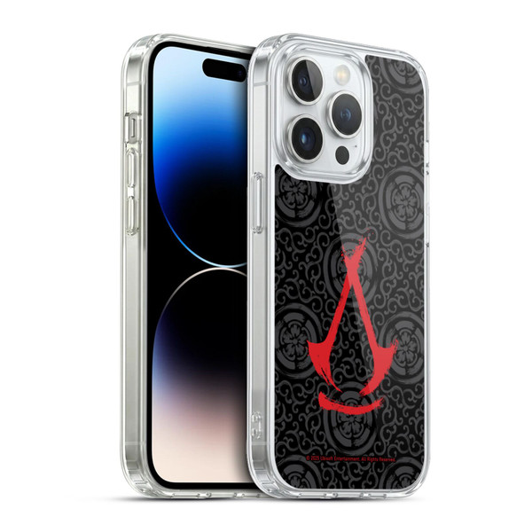 Assassin's Creed Shadows Graphics Red Logotype Soft Gel Case for Apple iPhone 13 Pro & MagSafe