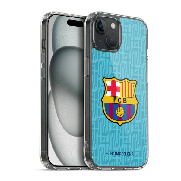 FC Barcelona 2019/20 Crest Kit Third Soft Gel Case for Apple iPhone 15 Plus & MagSafe