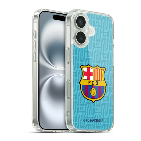 FC Barcelona 2019/20 Crest Kit Third Soft Gel Case for Apple iPhone 16 & MagSafe