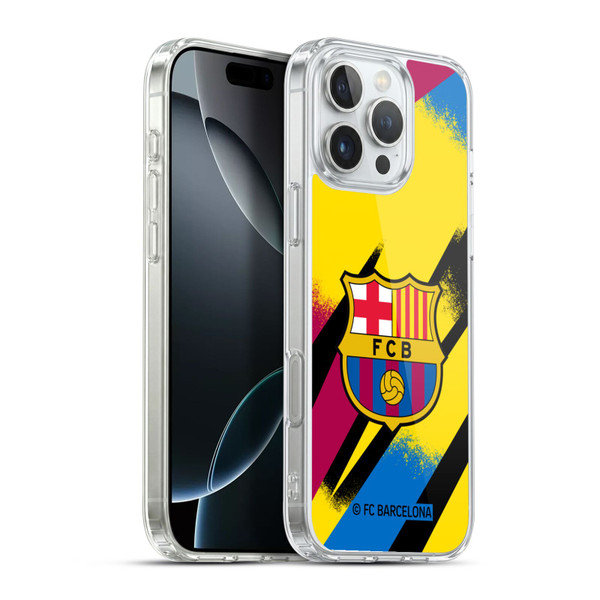 FC Barcelona 2019/20 Crest Kit Third Goalkeeper Soft Gel Case for Apple iPhone 16 Pro Max & MagSafe