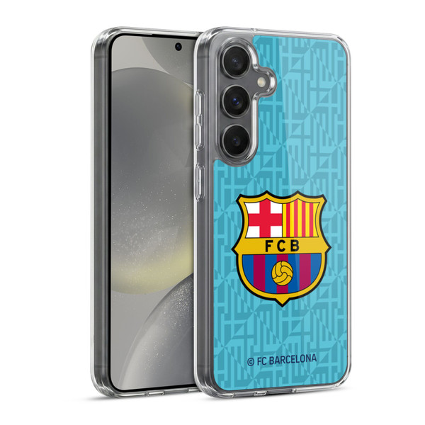 FC Barcelona 2019/20 Crest Kit Third Soft Gel Case for Samsung Galaxy S24 5G & MagSafe