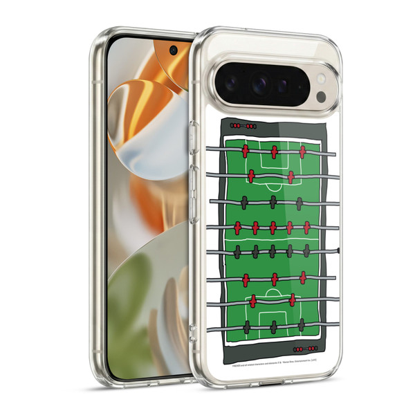 Friends TV Show Key Art Foosball Table Soft Gel Case for Google Pixel 9 / Pixel 9 Pro