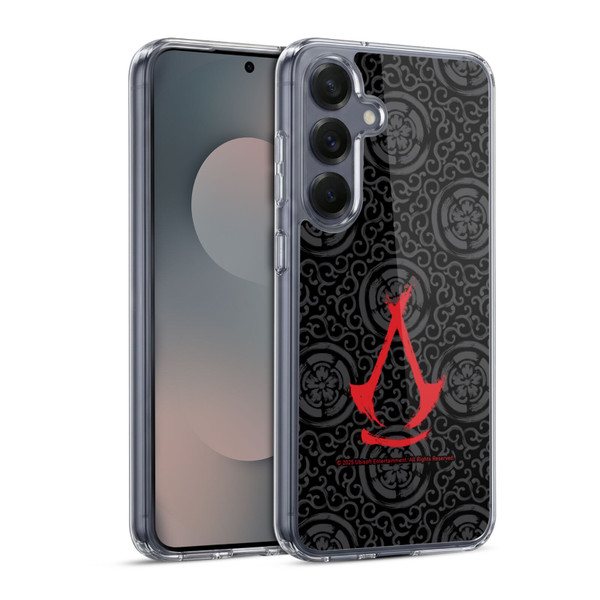 Assassin's Creed Shadows Graphics Red Logotype Soft Gel Case for Samsung Galaxy S25 & MagSafe