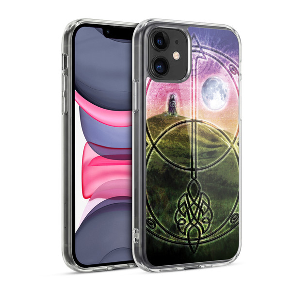 Brigid Ashwood Celtic Wisdom 3 Stone Sacred Space Soft Gel Case for Apple iPhone 11